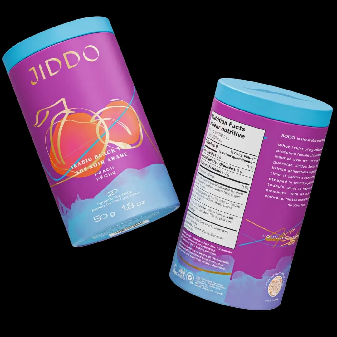 Peach tins